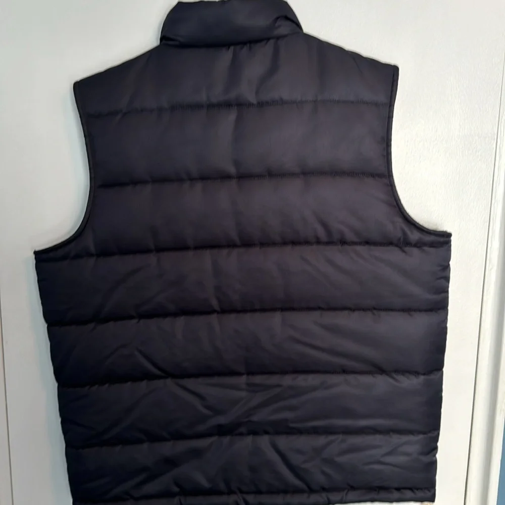 Johnston & Murphy Fleece Lined Puffer Vest Large Black - Picture 3 of 3